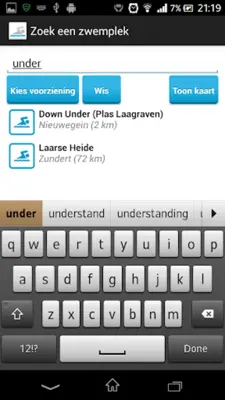 Zwemwater android App screenshot 4